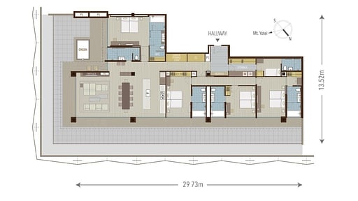Aya Niseko Penthouse A Yotei View Floor plan
