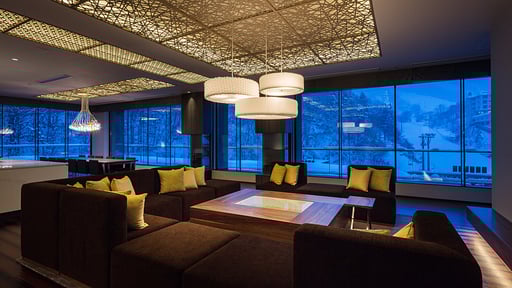 Aya Niseko Penthouse C Ski Resort View Living room