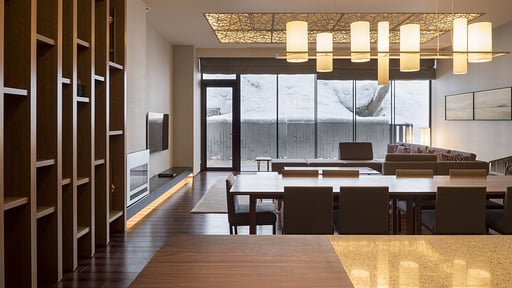 Aya Niseko Residence A Forest View Dining area