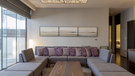 Aya Niseko Residence A Forest View Living room