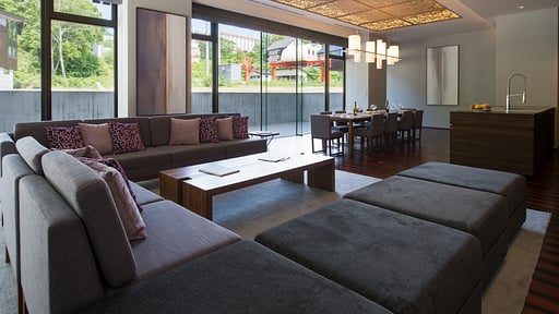 Aya Niseko Residence B Forest View Living room