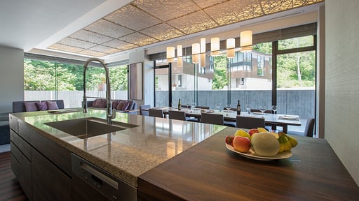 Aya Niseko Residence B Forest View Kitchen