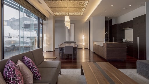 Aya Niseko Residence B Forest View Living room