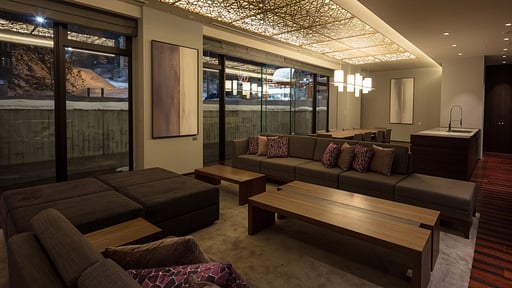 Aya Niseko Residence B Forest View Living room