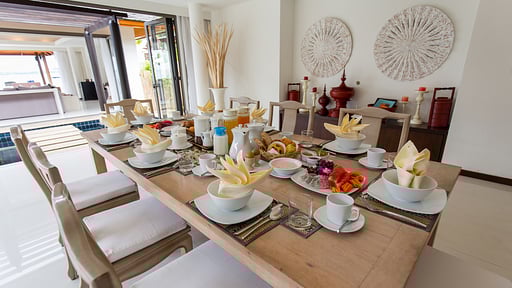 Baan Ban Buri Dining area