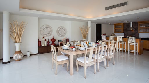 Baan Ban Buri Dining area