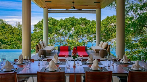 Villa Baan Banyan Dining area
