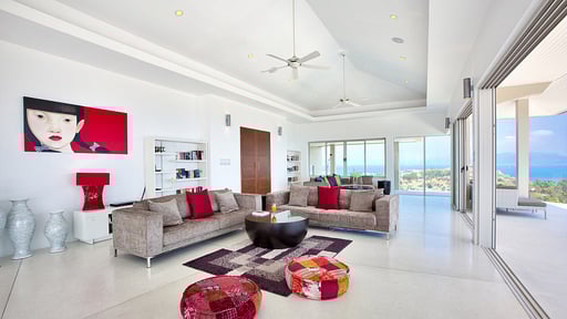 Baan Bon Khao Villa Living room