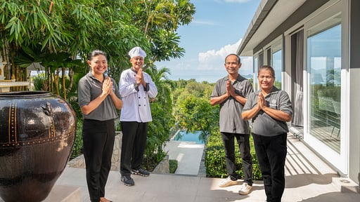 Baan Kimsacheva Villa staff