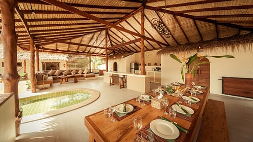 Baan Maprao Koh Phangan Dining area