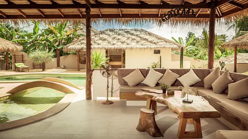 Baan Maprao Koh Phangan Living room 2