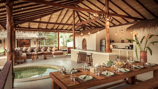 Baan Maprao Koh Phangan Dining area