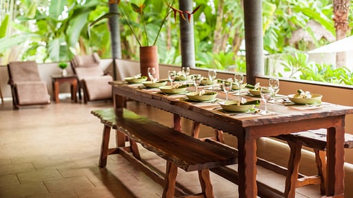 Baan Maprao Koh Phangan Dining area