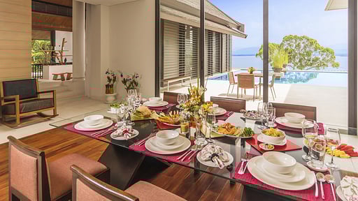 Baan Maprao Dining area