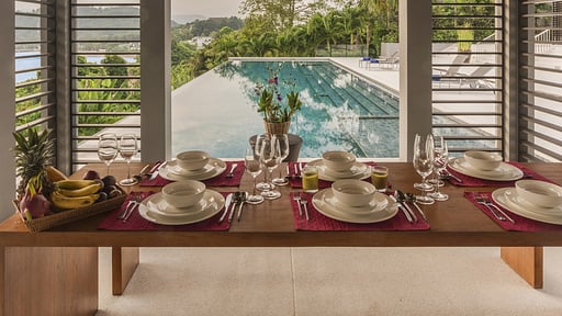 Baan Maprao Dining area