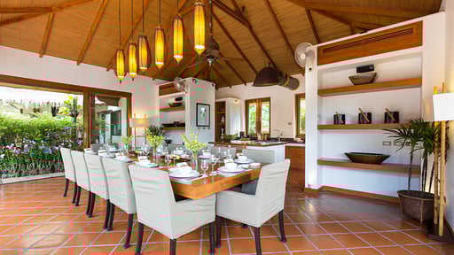 Baan Mika Dining area