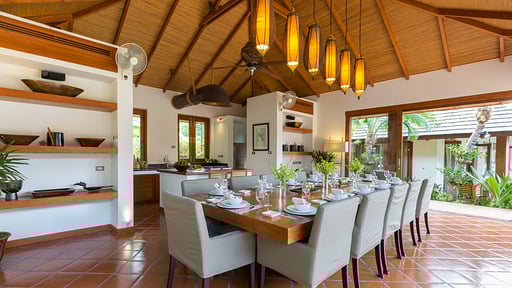Baan Mika Dining area