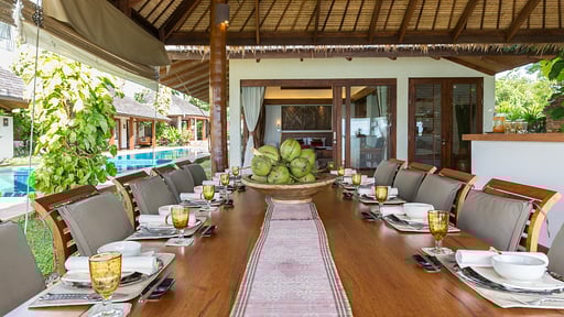 Baan Mika Dining area