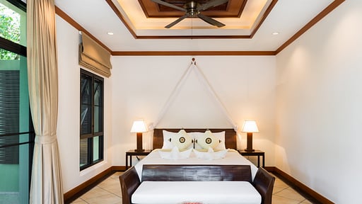 Baan Pattama Jacuzzi Villa Bedroom 