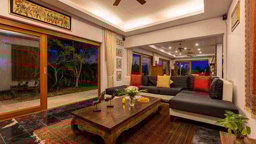 Baan Phuttarak  Villa Living room