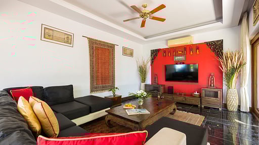 Baan Phuttarak  Villa Living room
