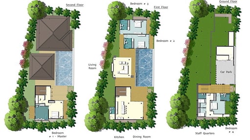 Baan Ratree Floor plan