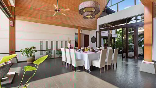 Baan Samlarn Dining area