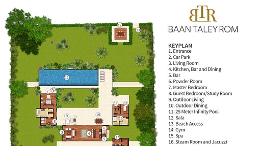 Baan Taley Rom Floor plan