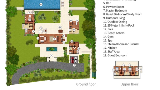 Baan Taley Rom Floor plan