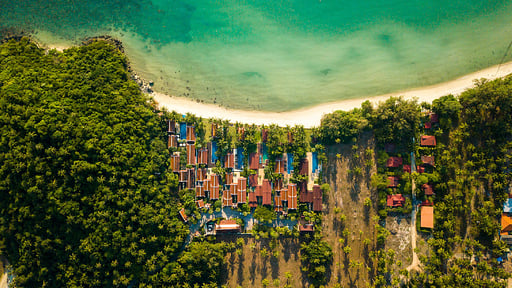 Baan Tao Talay Foto drone