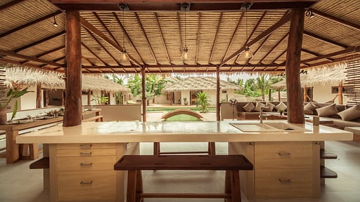 Baan Ya Kha Dining area