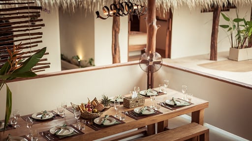 Baan Ya Kha Dining area