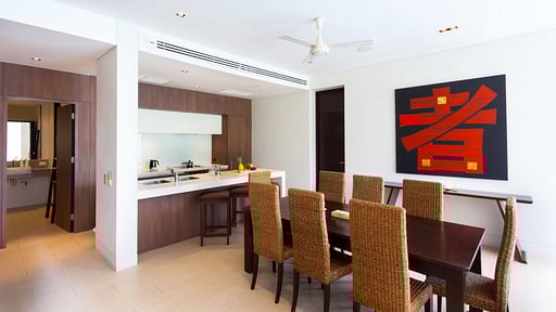 Baan Yamu Garden Pool Dining area