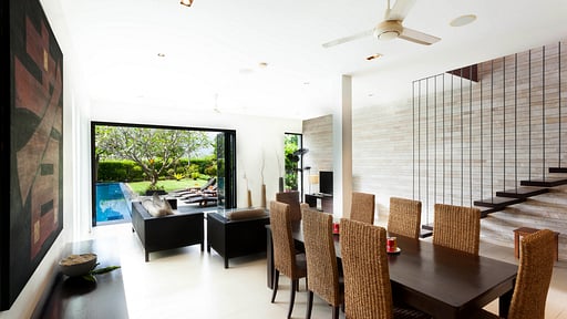 Baan Yamu Garden Pool Dining area