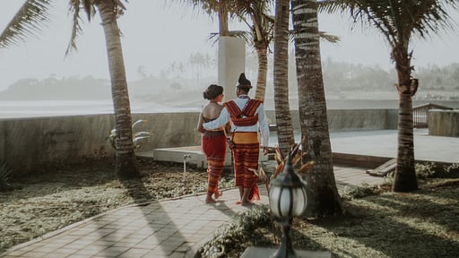 Bali Beach Mansion Wedding pictures