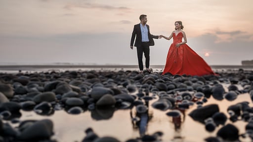 Bali Beach Mansion Wedding pictures