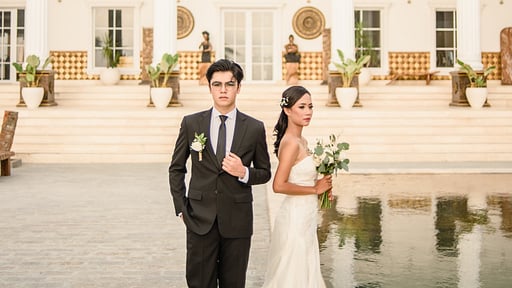 Bali Beach Mansion Wedding pictures