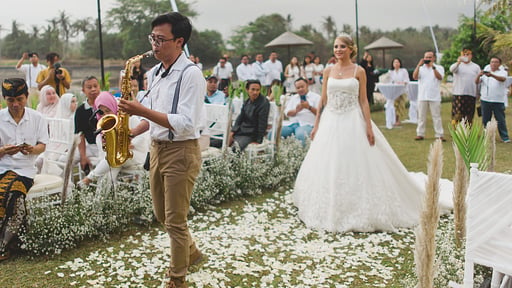 Bali Beach Mansion Wedding pictures