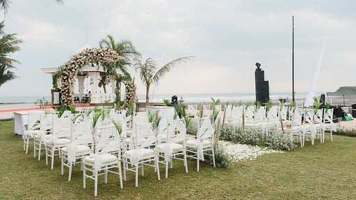 Bali Beach Mansion Wedding pictures