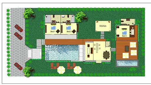 Villa Home Floor plan