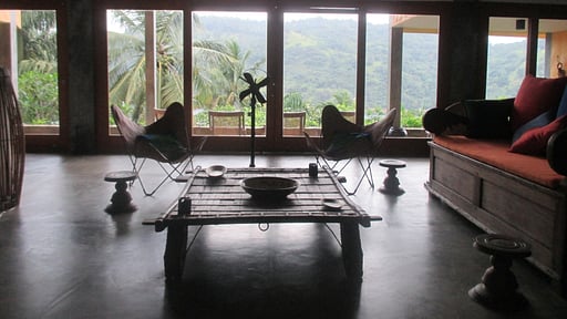 Bamboo Villa Гостиная