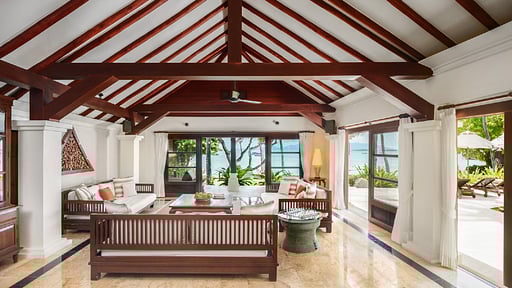 Ban Haad Sai Villa Wohnbereich