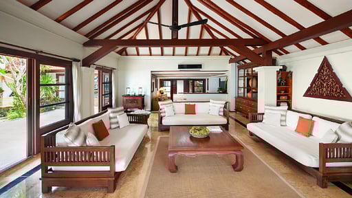 Ban Haad Sai Villa Wohnbereich