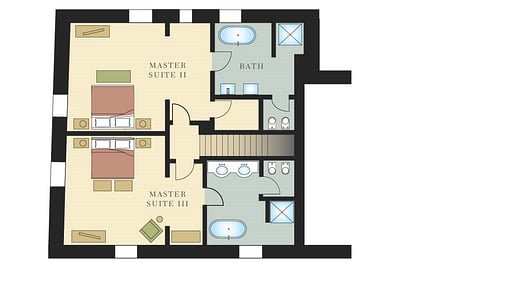 Bargagli Penthouse Grundriss