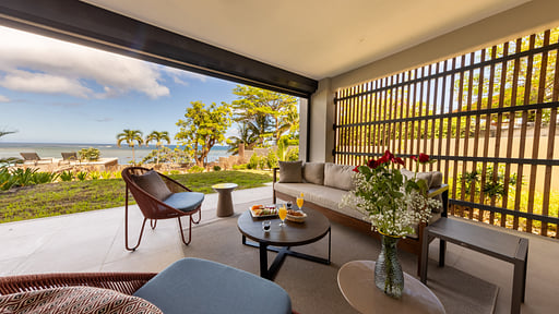 Beach Mountain Deluxe Apartment Terras/Veranda