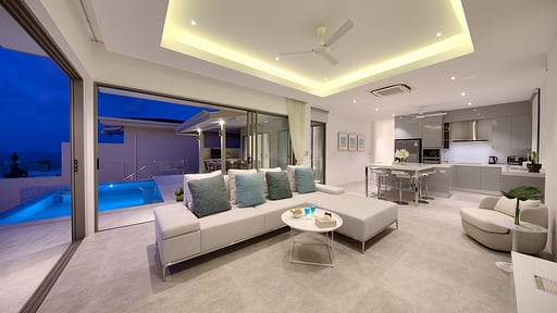 Beach Bungalow Seven Salón