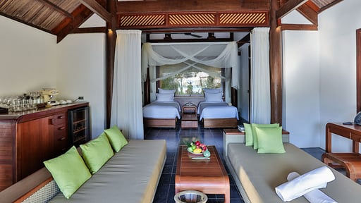 Beach Front Pool Villas Wohnbereich
