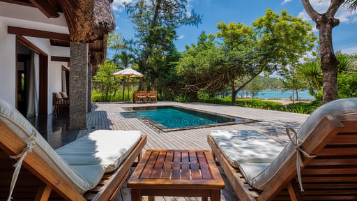 Beach Front Pool Villas Schwimmbad