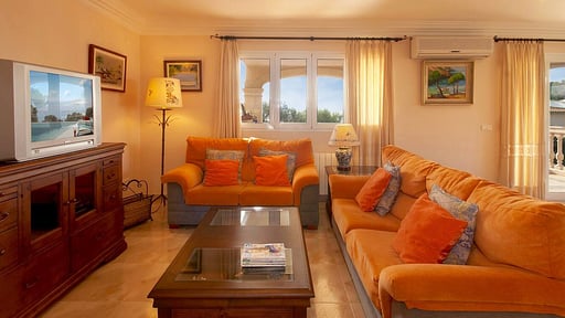 Beach Villa Arran de Mar Salón