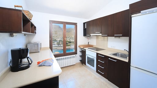 Beach Villa Cala Carbo Кухня